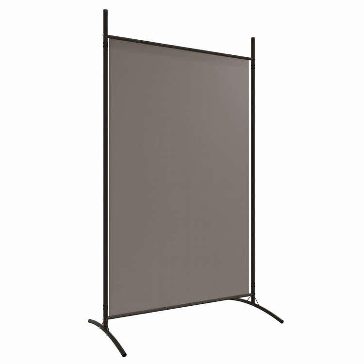 vidaXL 5パネルルームディバイダー アンスラサイト 433x180 cm ファブリック 家具 間仕切り 代引不可_5