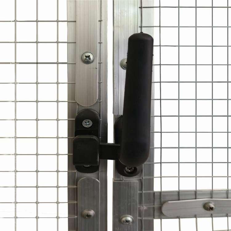 vidaXL 鳥小屋 アビアリー シルバー 1.79x6x1.85 m アルミ 動物 ペット用品 ペット用品 鳥用品 取りかご・スタンド 代引不可_5