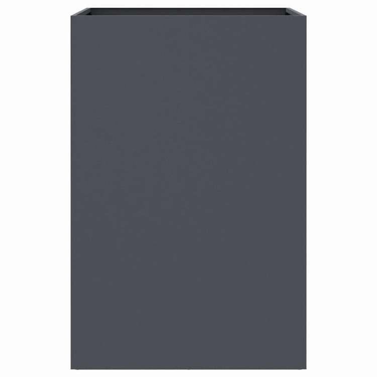vidaXL プランター アントラシート 52x48x75cm スチール ホーム ガーデン 芝 ガーデン ガーデニング 鉢植え・プランター 代引不可_4