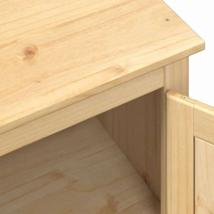 vidaXL ワードローブ コロナ 76x50x170 cm 無垢材 パイン材 家具 キャビネット 収納 戸棚・ワードローブ 代引不可_6