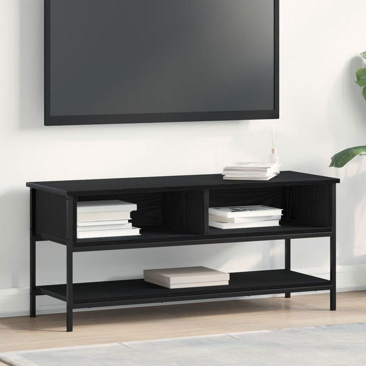 vidaXL TVキャビネット ブラックオーク 100x35x45 cm エンジニアリング