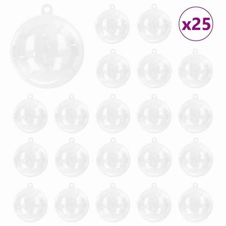 vidaXL クリスマスオーナメントセット 25 pcs 直径8cm ホーム ガーデン デコレーション シーズン ホリデーデコレーション ホリデーオーナメント（Yahoo!・リコメン堂）