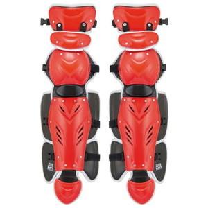 ZETT（ゼット） BLL3295 PROSTATUS 軟式野球用レガーツ レッド×シルバーグレー