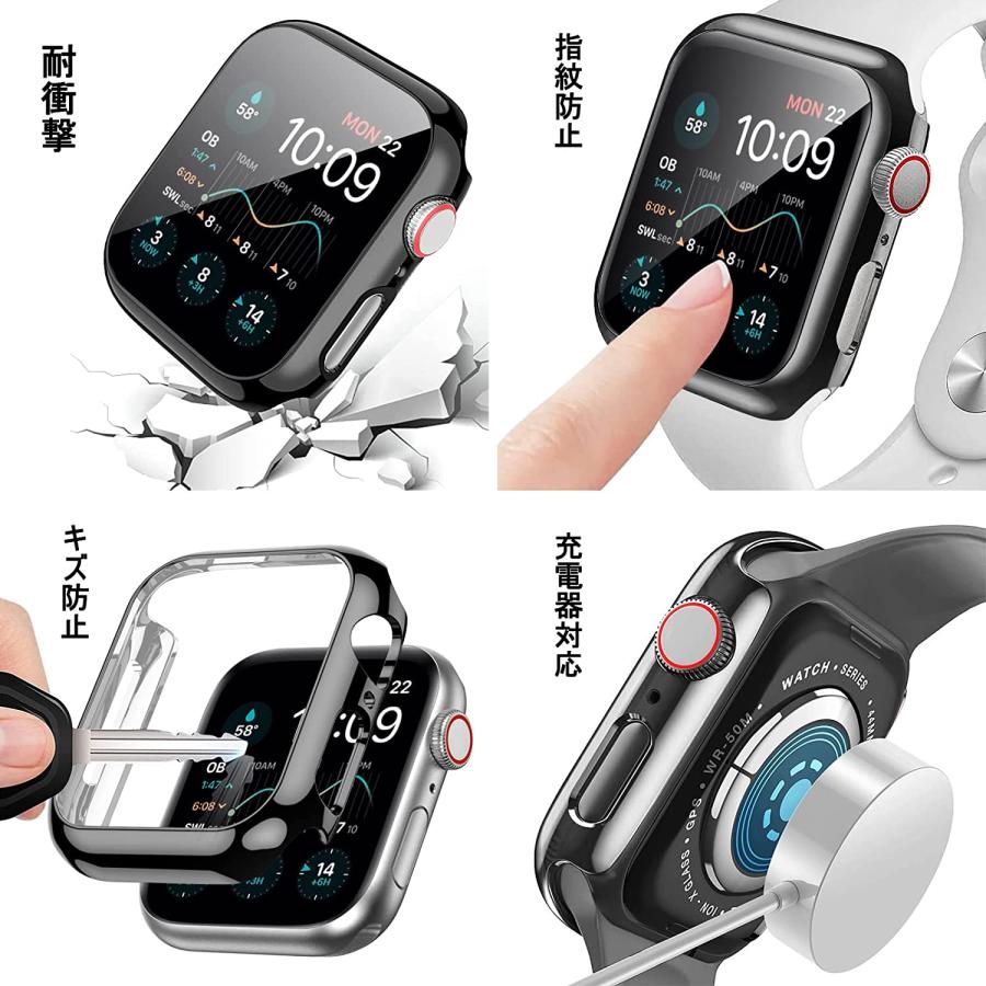 Apple Watch ケース フィルム バンド付き Apple Watch アップルウォッチ バンド 一体型 シリコン ベルト