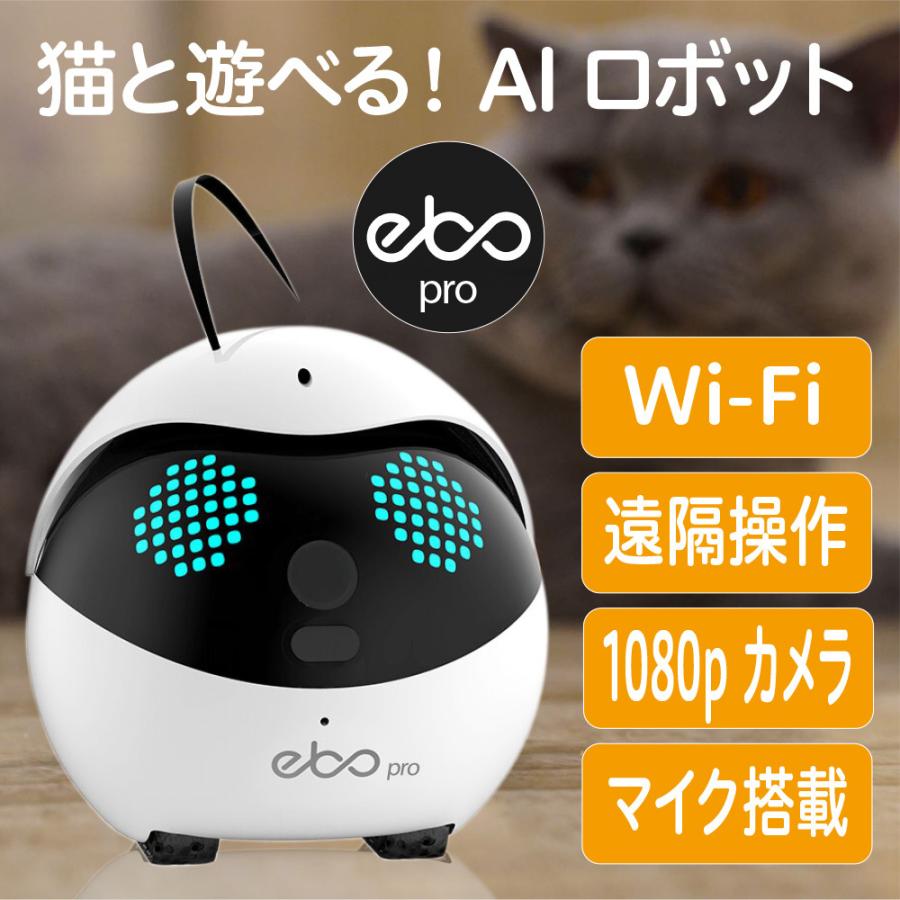 ペットカメラ 留守番 見守りカメラ Ebo Pro イーボプロ Ai搭載版 防犯カメラ ワイヤレス 家庭用 遠隔操作 スマホ Wifi 無線 自動追跡 声掛け マイク 搭載 Ebopro くらしにプラス 通販 Yahoo ショッピング