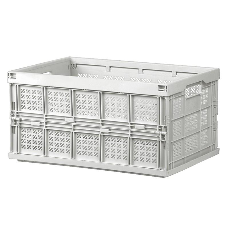折りたたみコンテナ 27L 収納 livinbox (グレー) FB-4531 : レコ