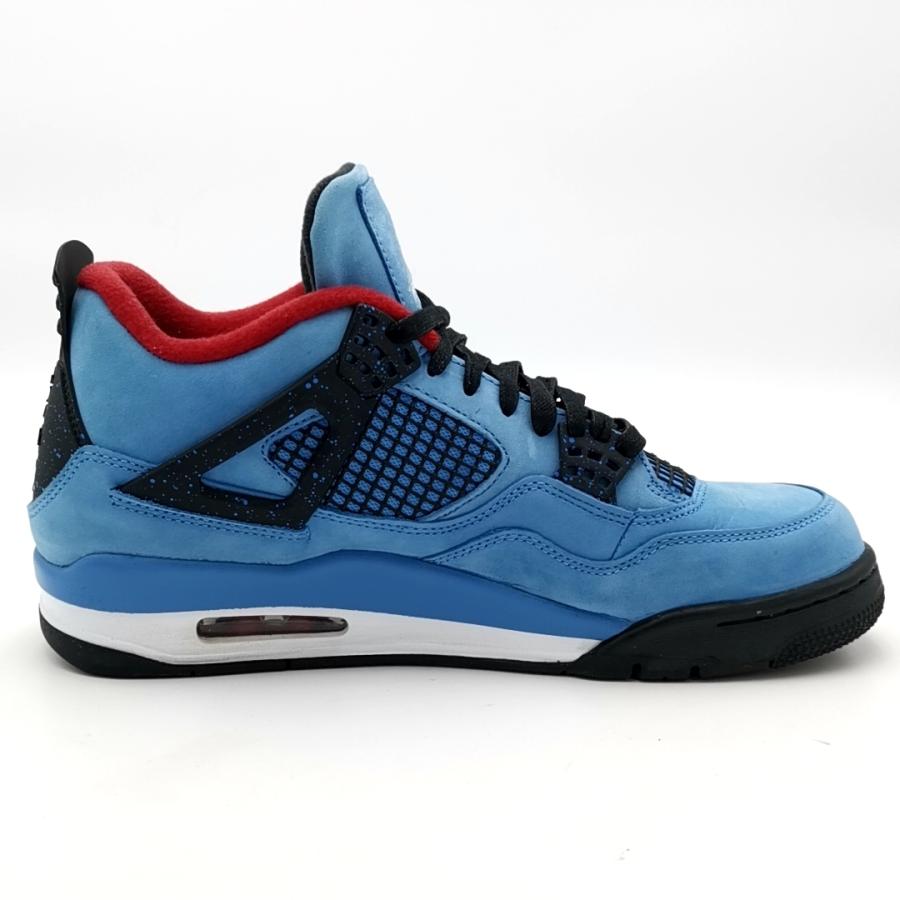 送料無料 超美品 ナイキ NIKE スニーカー 靴 シューズ 308497-406 AIR JORDAN 4 RETRO TRAVIS SCOTT CACTUS JACK 28cm ライトブルー メンズ｜recycle-favori｜06