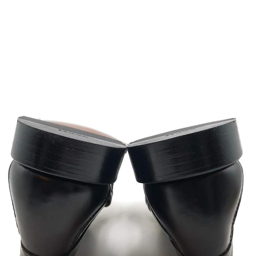 ソブリン債 送料無料 超美品 ジーエイチバス 靴 ペニーローファー BA11010H ラーソン レザー 26cm相当 黒系 白系 メンズ