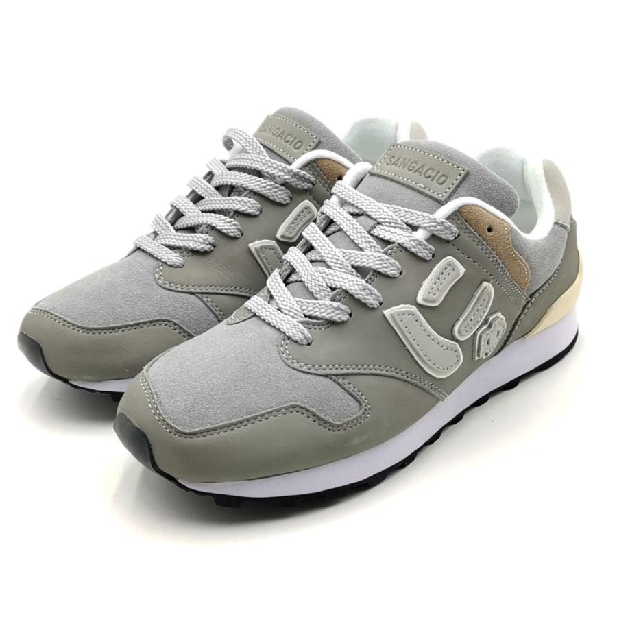 『にゅ』 SANGACIO スニーカー グレー【新品未使用】 送料無料 超美品 サンガッチョ SANGACIO スニーカー にゅ〜ず『GRAY