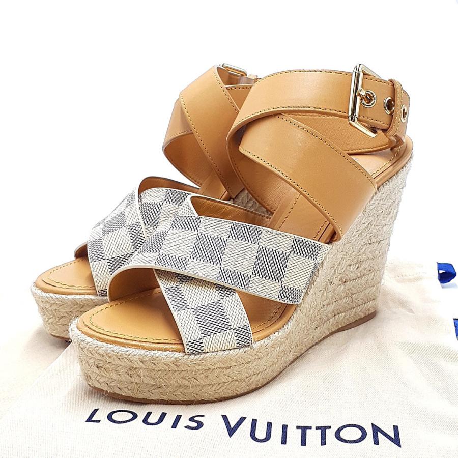 送料無料 超美品 ルイヴィトン LOUIS VUITTON サンダル 靴 シューズ 