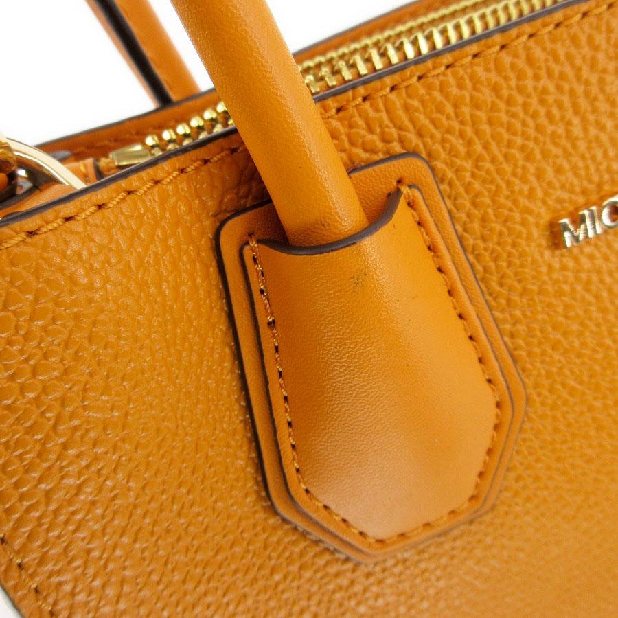 送料無料 美品 マイケルコース MICHAEL KORS ショルダーバッグ ハニカム レザー 2WAY レディース｜recycle-favori｜08