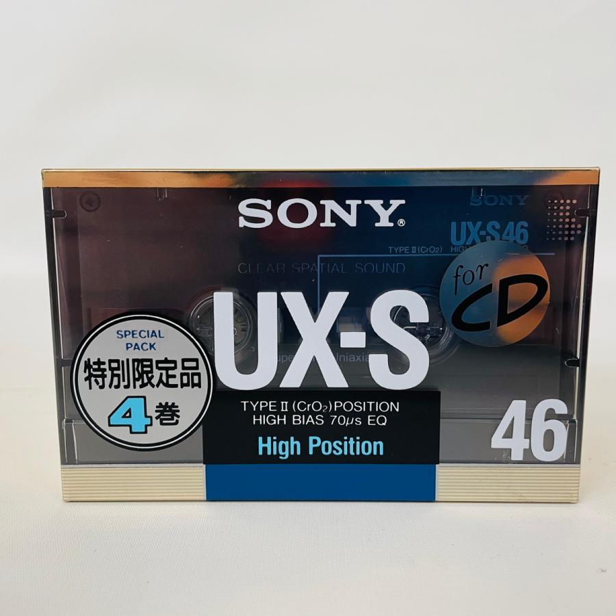 4巻 4UX-S46ASP SONY ハイポジション CrO2 TYPEII カセットテープ