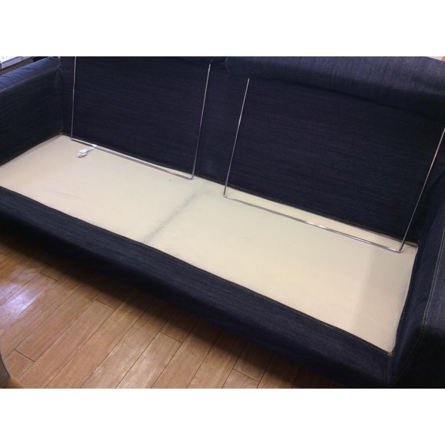 無印良品（MUJI） ソファ ヘッドレスト付きワイドアーム3シーター
