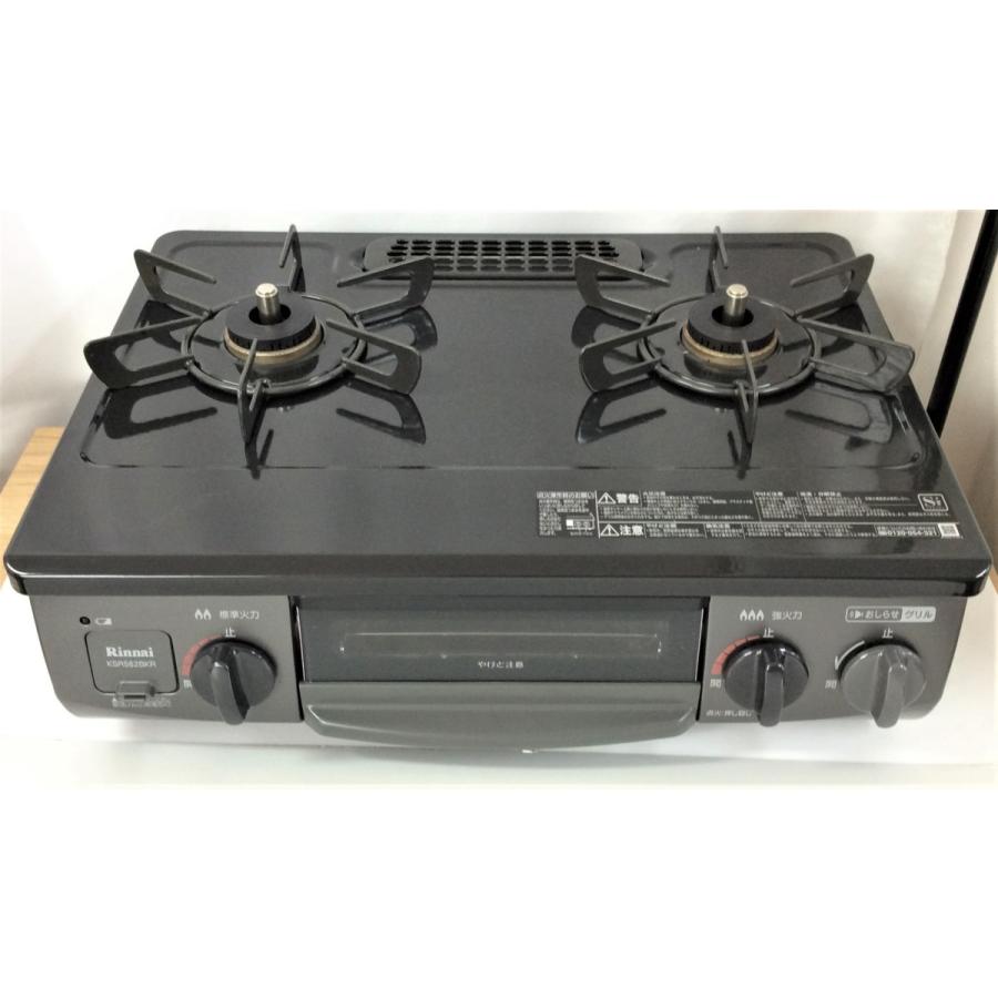 リンナイ ガスコンロ プロパンガス用 Rinnai 2019年製 KSR562BKR リンナイ ガスコンロ プロパンガス用 Rinnai 2019年製 KSR562BKR