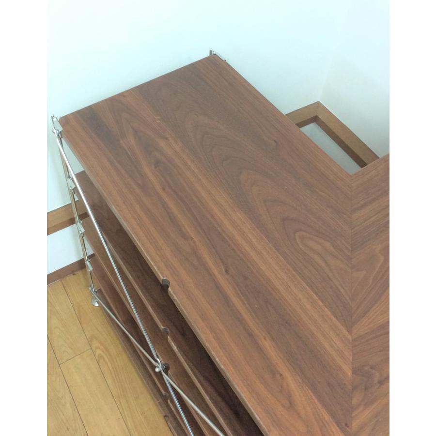 無印良品 MUJI ステンレスユニットシェルフ ウォールナット材 無印良品 MUJI ステンレスユニットシェルフ ウォールナット材