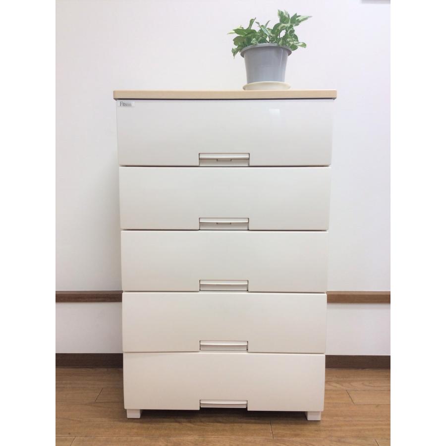 Fits チェスト フィッツプラス 幅65cm 5段 メープル : いいもの 