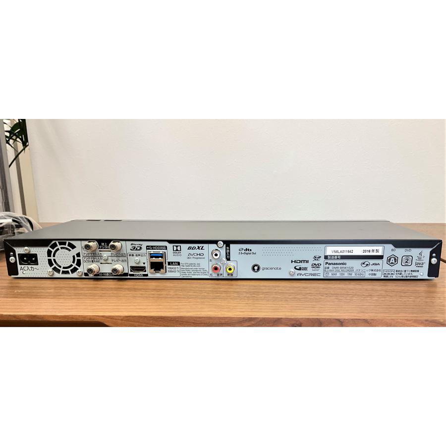 DIGA パナソニック 1TB 2チューナー ブルーレイレコーダー 4Kアップ