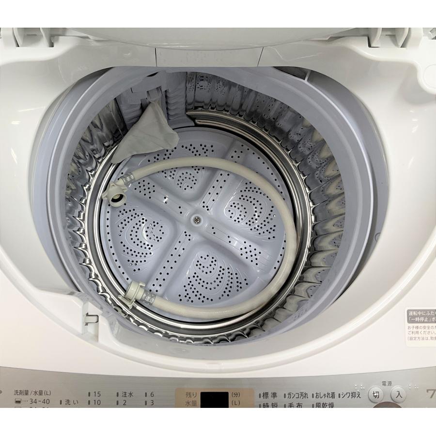 洗濯機 全自動洗濯機 シャープ SHARP 穴なし槽  7kg 2019年製 ES-GE7C ホワイト系｜recycle-sakasyo｜02