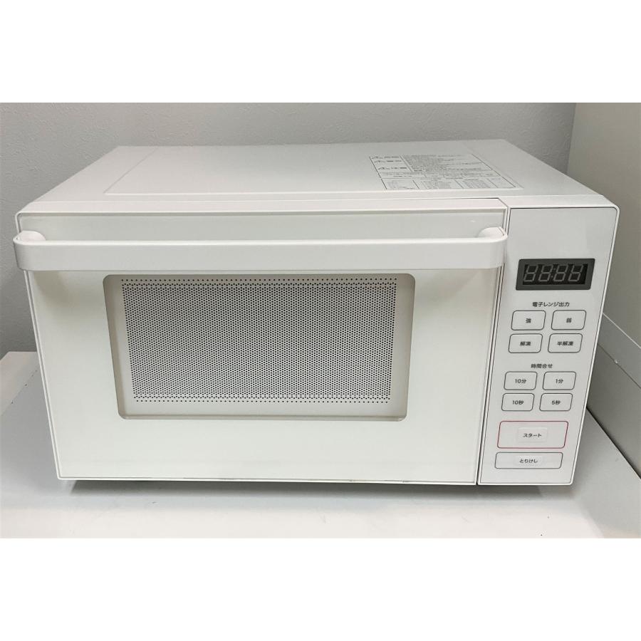 電子レンジ 無印良品 MUJI 2020年製 18L MJ-SER18A フラット庫内 