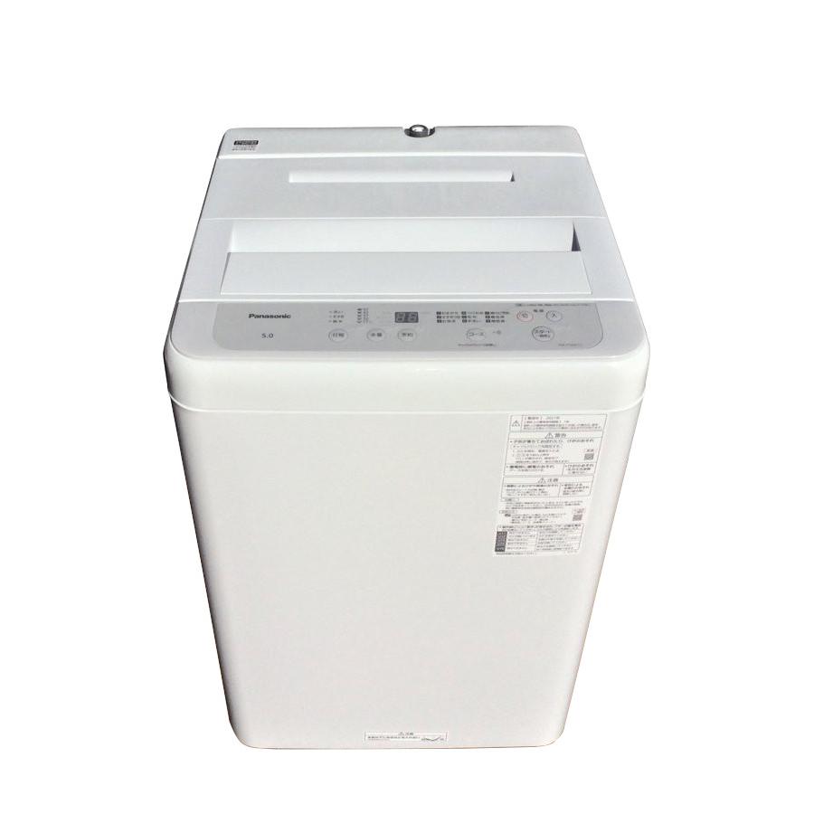 洗濯機 パナソニック Panasonic 5kg 2021年製 NA-F50B15 ホワイト カビ  