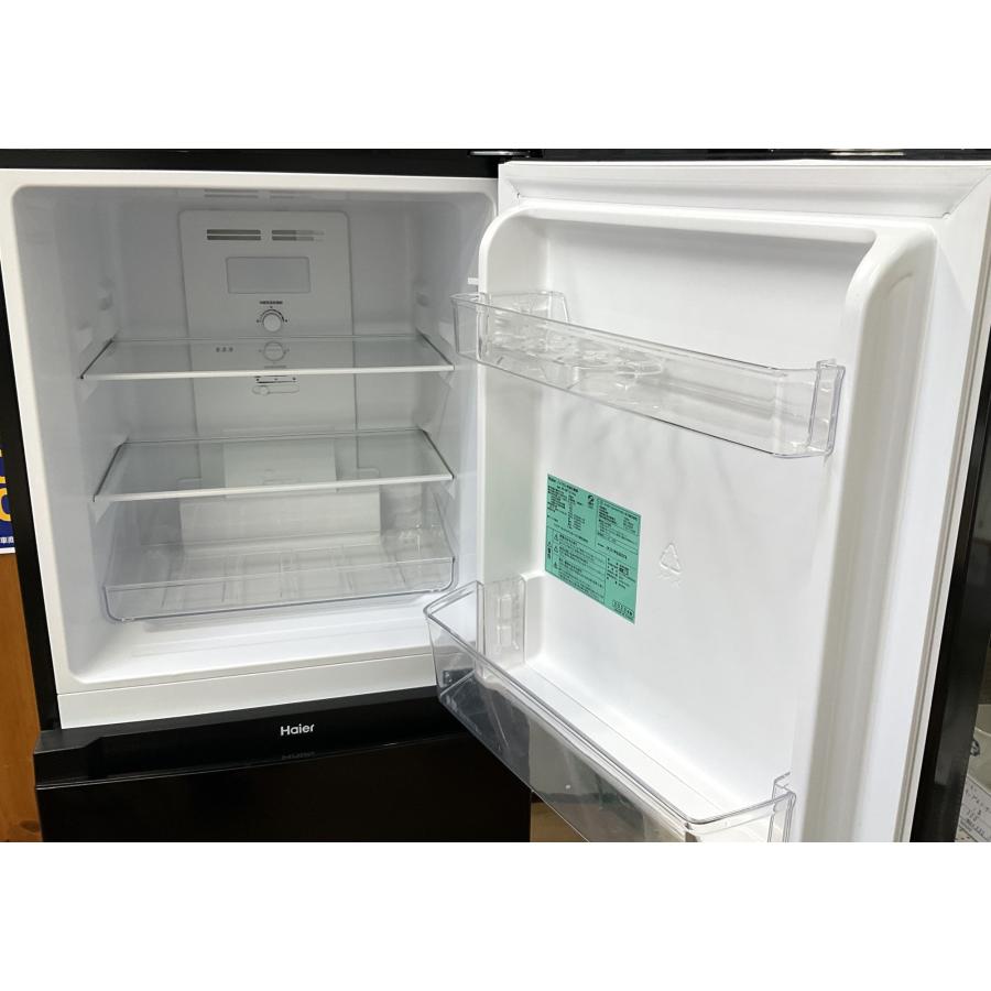 Haier（ハイアール） 冷蔵庫 2ドア 121L 2023年製 ブラック JR-NF121NJ