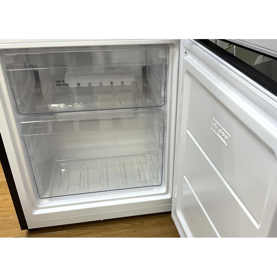 Haier（ハイアール） 冷蔵庫 2ドア 121L 2023年製 ブラック JR-NF121NJ