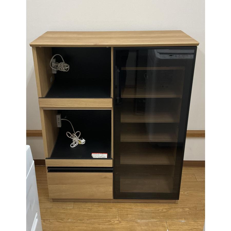 キッチンカウンター 古賀家具 ボヌール オーク 幅90 キッチン収納 開き扉 ハイカウンター_1