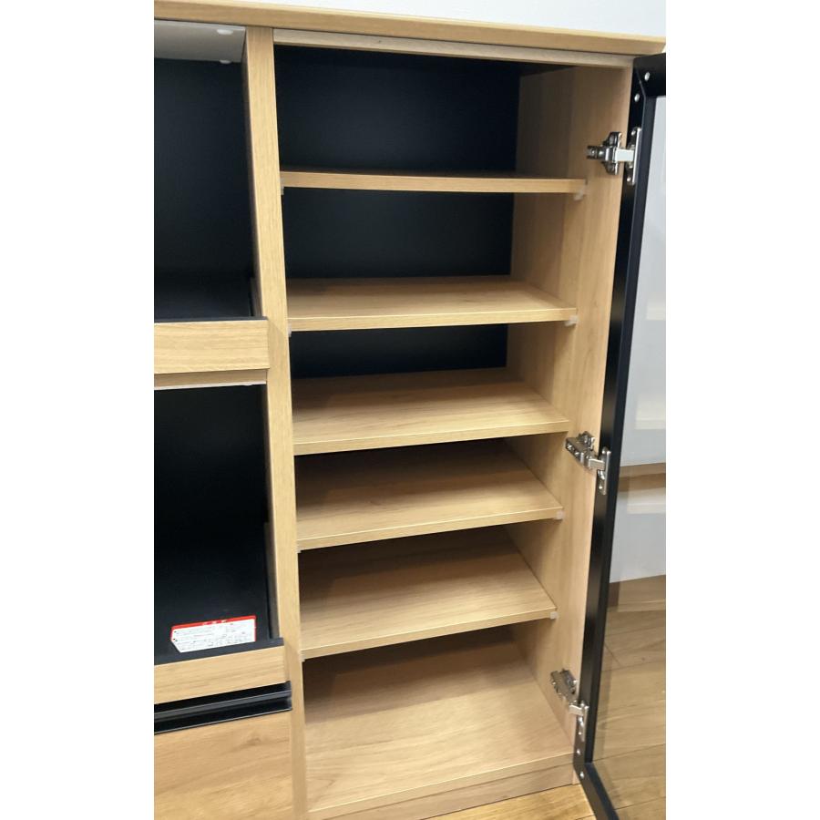 キッチンカウンター 古賀家具 ボヌール オーク 幅90 キッチン収納 開き扉 ハイカウンター_2