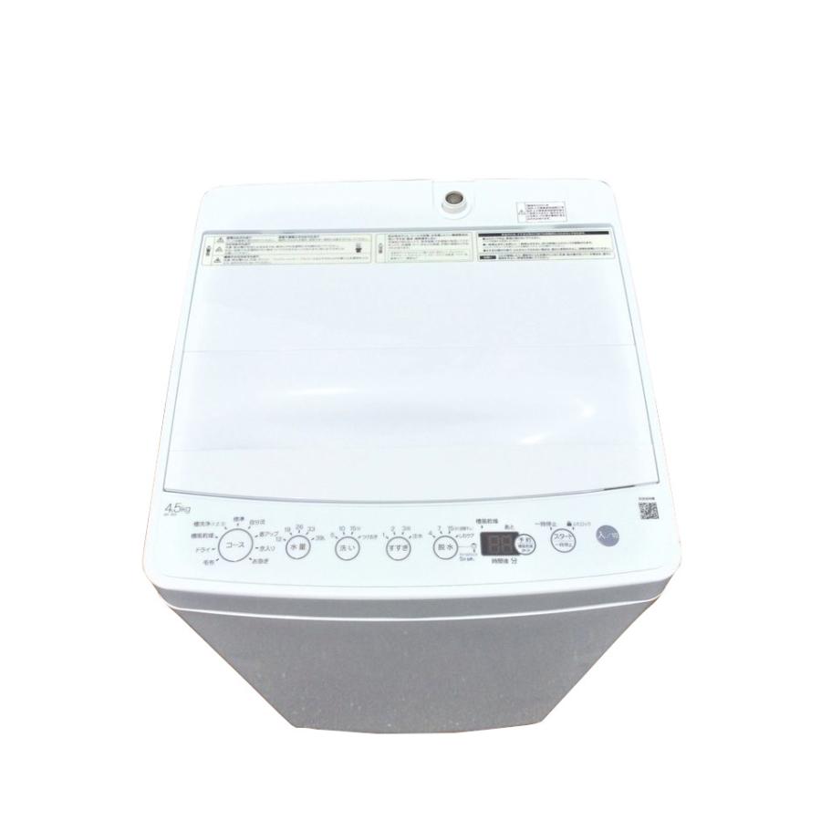 （6/22受渡済）JT8930【Haier/ハイアール 4.5kg洗濯機】美品 2023年製 BW-45A 家電 洗濯 簡易乾燥付 Haier（ハイアール） 洗濯機 4.5kg 2023年製 BW-45A ホワイト 人気