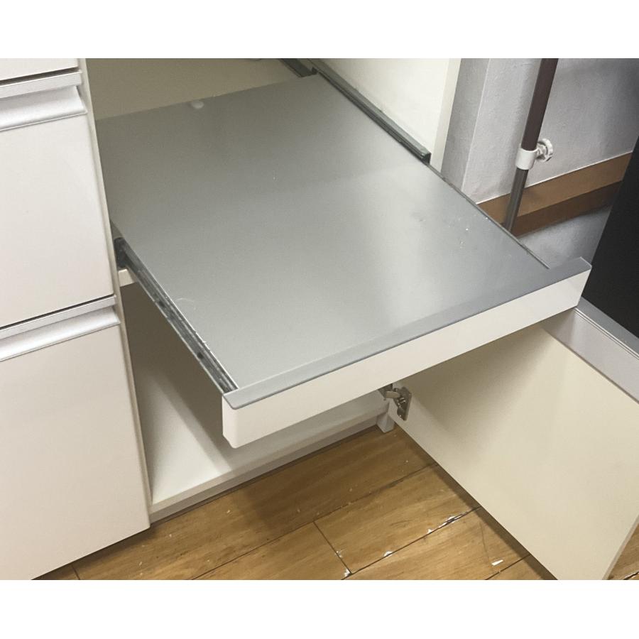 パモウナ 食器棚 幅120cm 奥行50cm 高さ206cm レンジ台 レンジボード 
