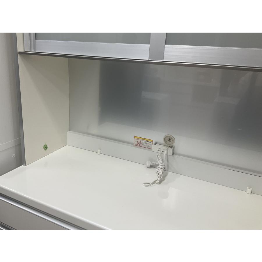 パモウナ 食器棚 幅120cm 奥行50cm 高さ206cm レンジ台 レンジボード 