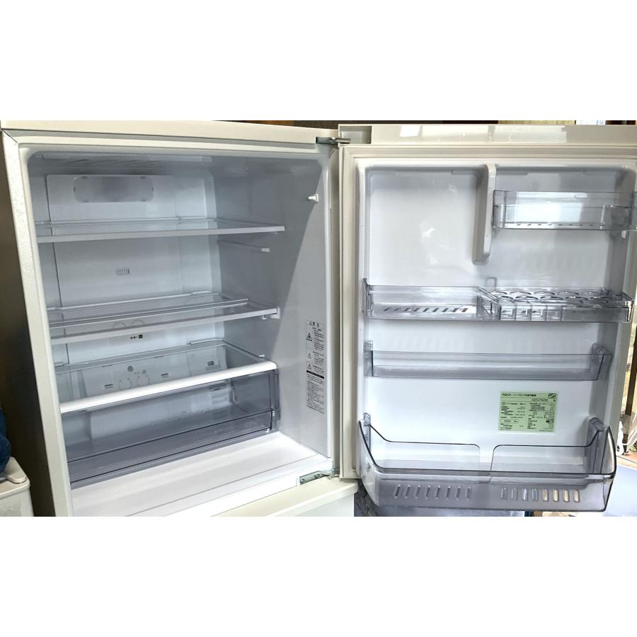 高年式!2023年製! 未使用品 AQUA/アクア 冷蔵庫 272L 右開き 3ドア ミルク AQR-27N2(Ｗ) ロータイプ約142cm 中古家電 店頭引取歓迎 R8765 AQUA（アクア） 冷蔵庫 3ドア冷蔵庫 272L 2024年製 AQR-27N2 ミルク 除