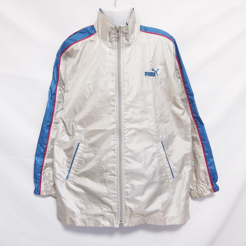 古着 ジュニア140 PUMA/プーマ ウインドブレーカージャケット フルジップ サッカー スポーツ 防風 シルバー 861981 :fg2395:新品・古着 スポーツ用品店 リサイクルスポーツ - 通販 - Yahoo!ショッピング 古着 ジュニア140 PUMA/プーマ ウインドブレーカージャケット フルジップ サッカー スポーツ 防風 シルバー 861981 :fg2395:新品・古着 スポーツ用品店 リサイクルスポーツ - 通販 - Yahoo!ショッピング