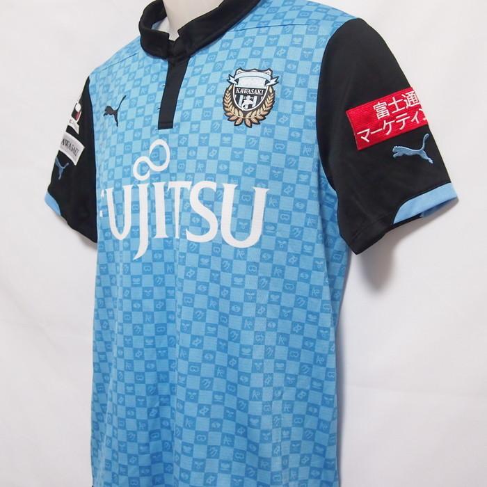 古着 メンズm Puma プーマ 川崎フロンターレ 14 レプリカ ホーム ユニフォーム 半袖 ブルー Fg2928 新品 古着 スポーツ用品店 リサイクルスポーツ 通販 Yahoo ショッピング