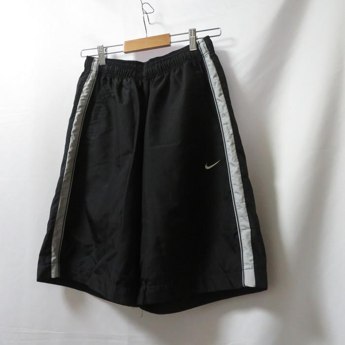 古着 メンズL NIKE/ナイキ WR ウーブンハーフパンツ スポーツ ジョギング ジム トレーニング ブラック 213996｜recycle-sports｜02