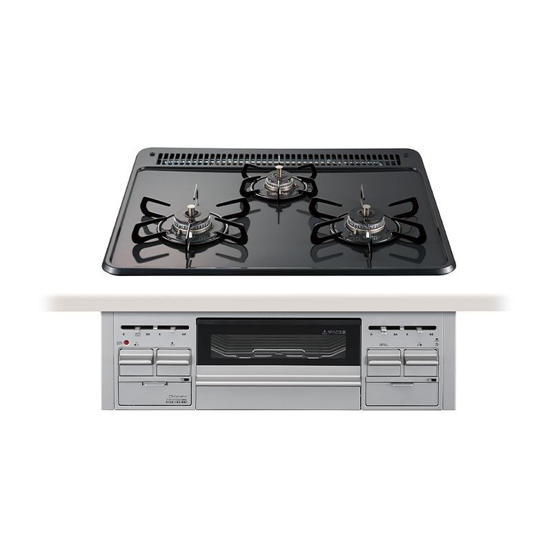 タカラスタンダード▪️ビルトインコンロ 都市ガス用▪️TN36V-60 送料無料 タカラスタンダード ビルトインコンロ TN36V-60T シルバー