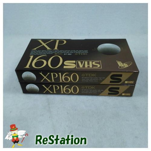 未使用品 TDK 最も完璧な S-VHSビデオテープ 保証 ST-160XPF×2 160分×2本セット