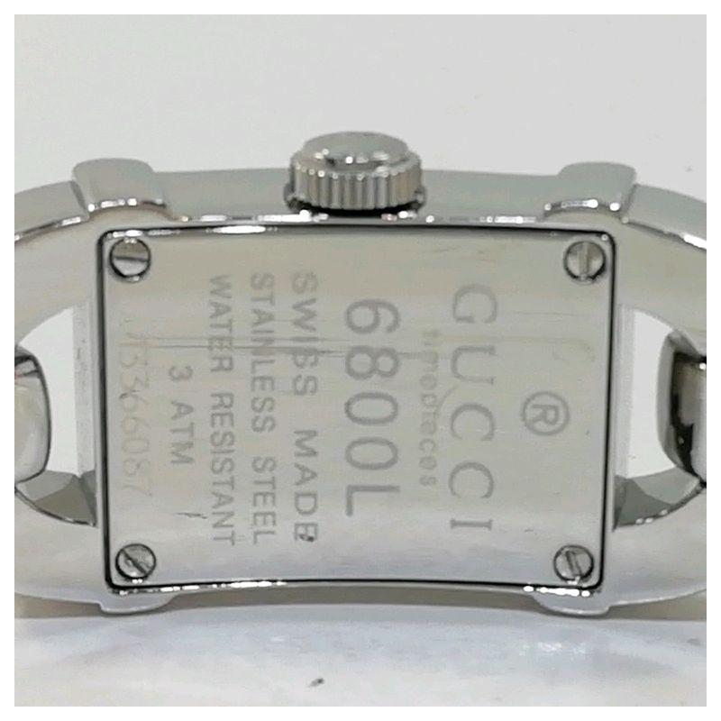 【中古】GUCCI グッチ 6800L レディース クォーツ シルバー｜recyclekaden｜05