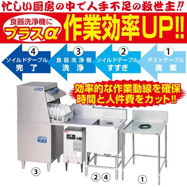 （新品・安心2年保証）マルゼン食器洗浄機 幅600×奥行600×高さ1435(mm) MDRTB8E (旧型番 MDRTB6E) リターンタイプ 貯湯タンク内蔵 エコタイプ｜recyclemart｜03