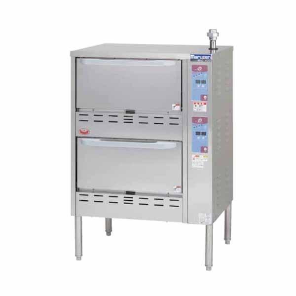 注目 マルゼン ガス立体自動炊飯器 MRC-S2D 750間口×700奥行×1100高さ(mm) 2段式スタンダードタイプ ガス炊飯器