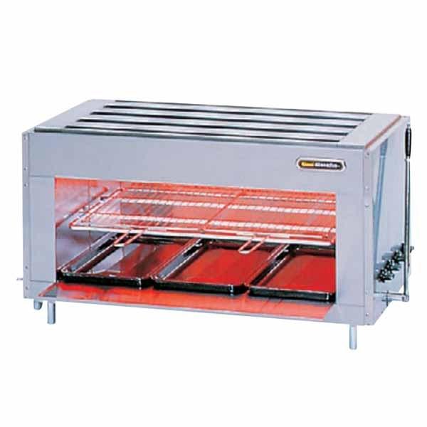 送料無料 業務用 タニコー 下火式 ガス赤外線グリラーTMS-TIG-4