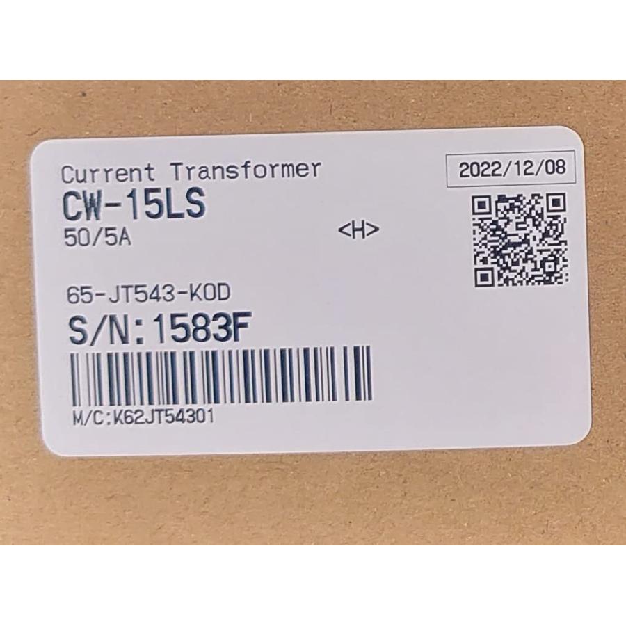三菱（MITSUBISHI） 三菱電機 計器用低圧変流器 CWシリーズ CW-15LS 50
