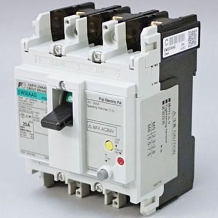 富士電機 EW50EAG-3P020B 4B 漏電遮断器 20A 定格感度電流30mA