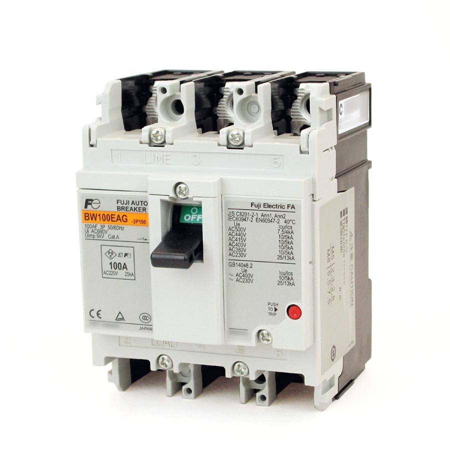 富士工業 富士電機 BW100EAG-3P100 BWシリーズ 一般配線用オート