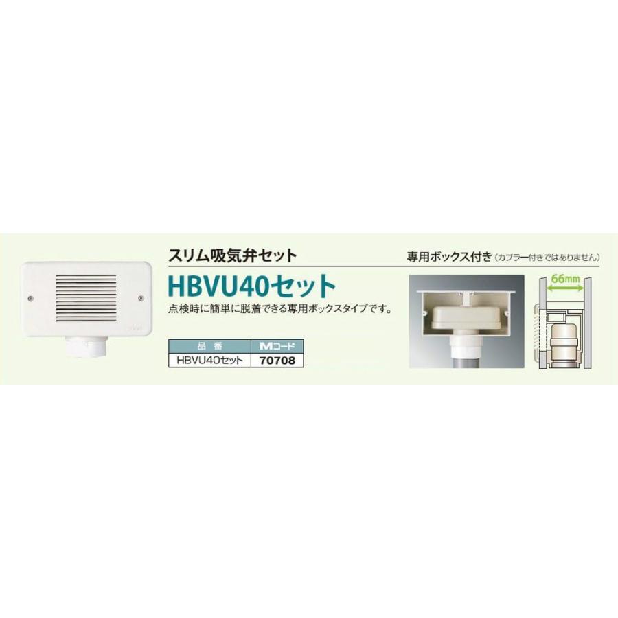 前澤化成工業 前澤化成(マエザワ) スリム吸気弁 HBVU40セット