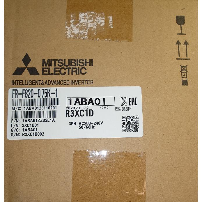三菱電機（MITSUBISHI ELECTRIC） FR-F820-0.75K-1 ファン・ポンプ用