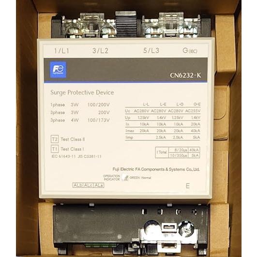 富士電機 電圧障害対策機器 CN6232-K 警報スイッチ付 低圧電源回路用