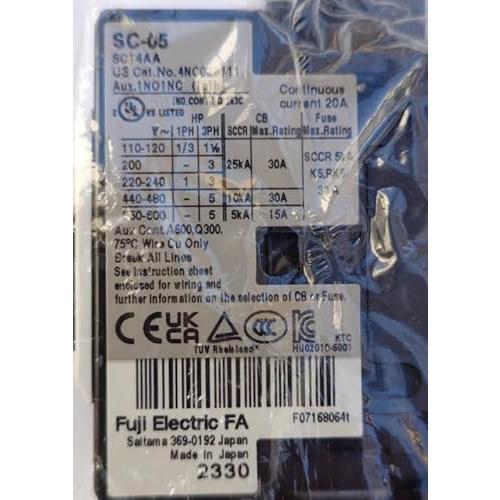 富士電機 電磁開閉器 2Eサーマルリレー付 ケースカバーなし SW-05