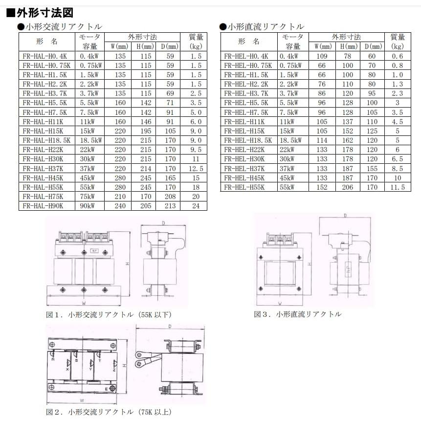三菱電機（MITSUBISHI ELECTRIC） FR-HEL-H30K インバータFREQROL用