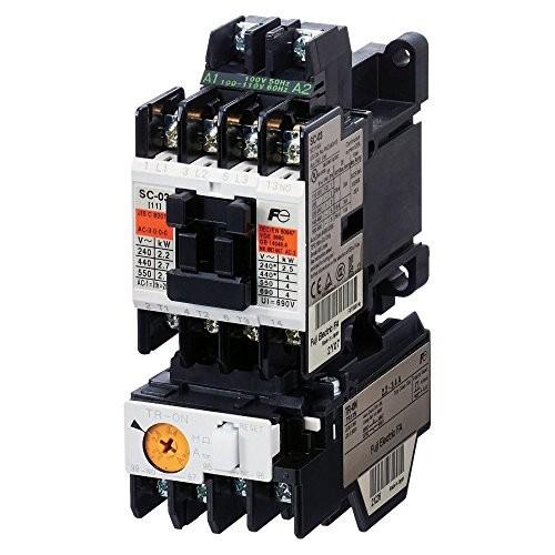 富士電機 電磁開閉器 3素子サーマルリレー付 SW-05/3H 2.8A